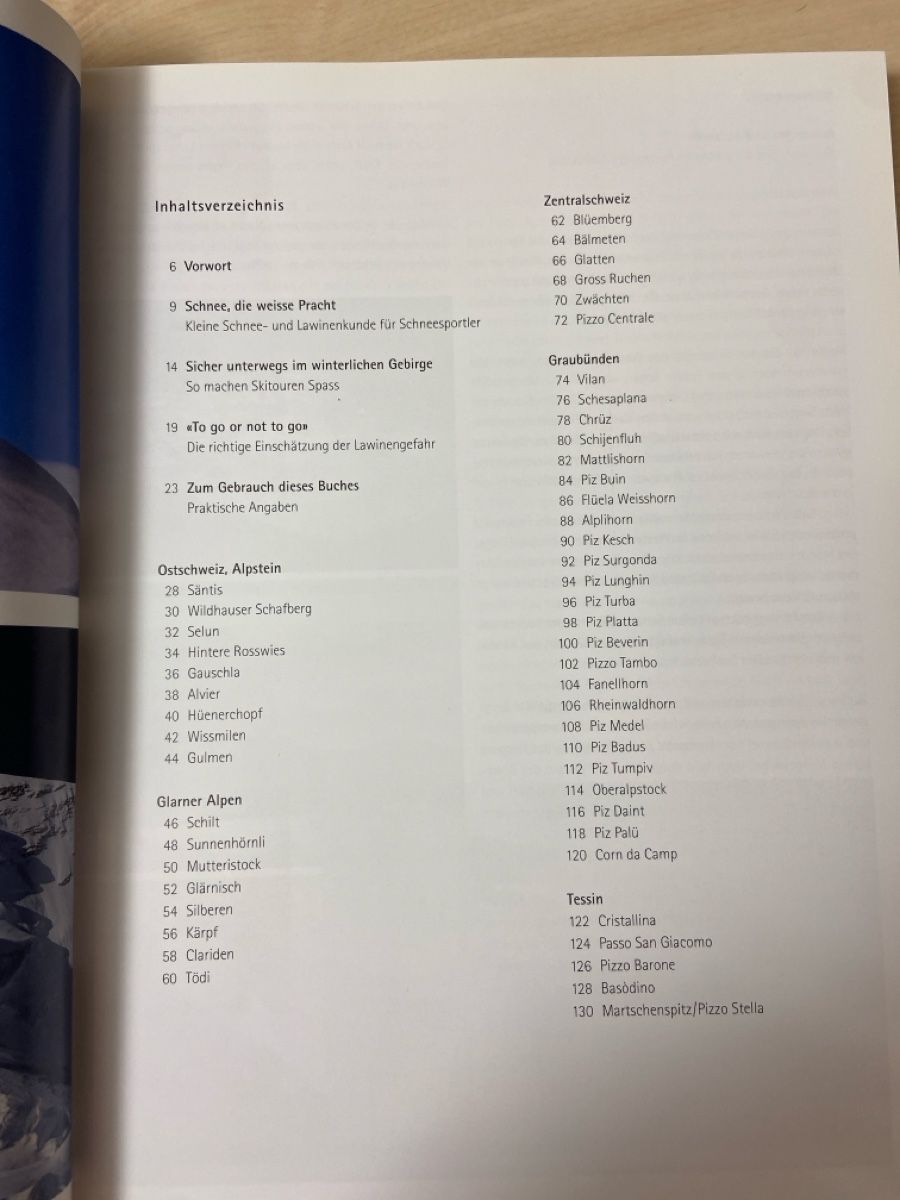 Libri: Skitouren Schweizer Alpen Ost - AT Verlag – Nuovo (secondo la descrizione) da Würenlingen venduto da GSP7521 5