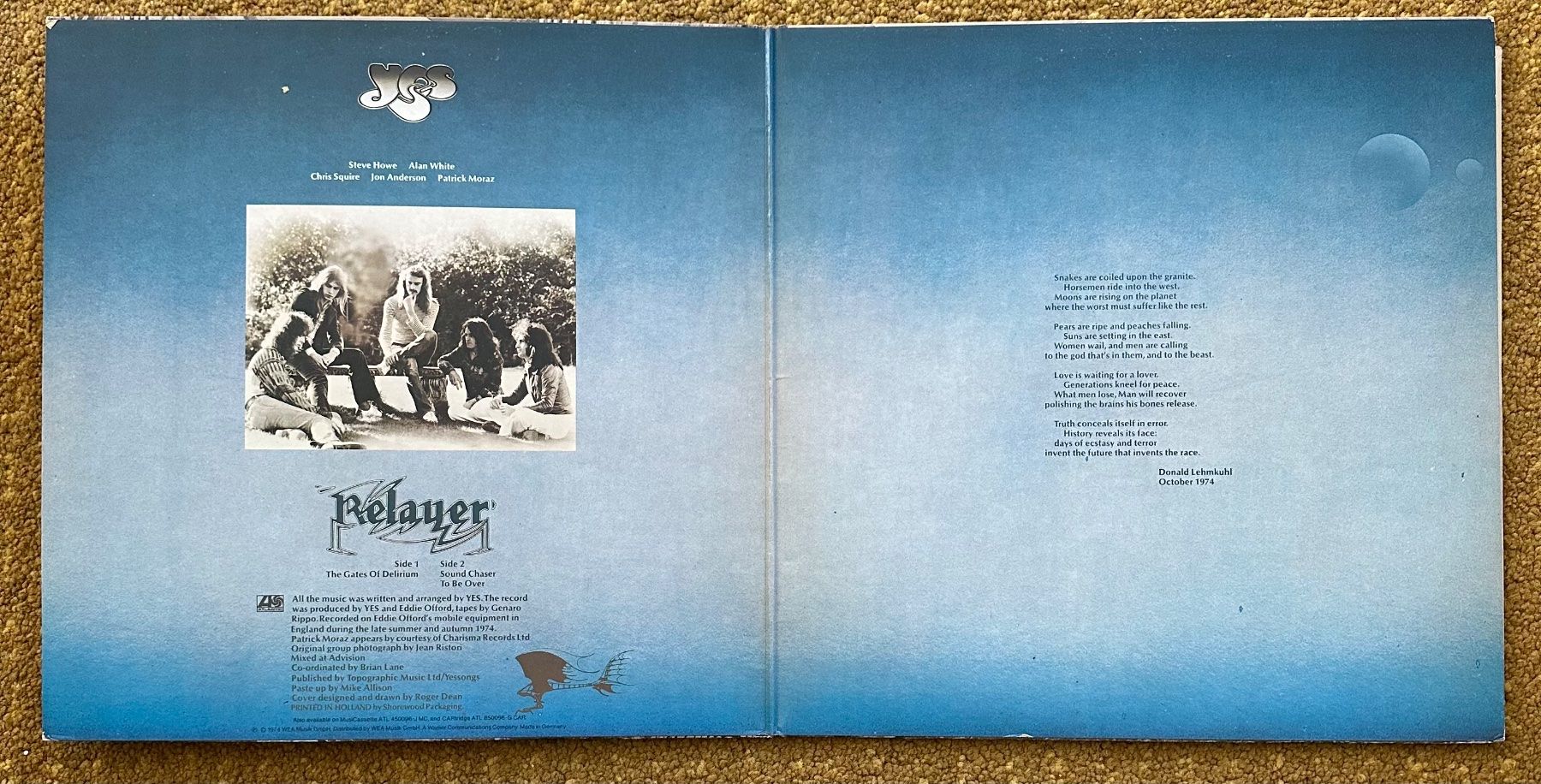 Schallplatten: LP - Yes - Relayer – Gebraucht aus Breganzona von Onairda75 2