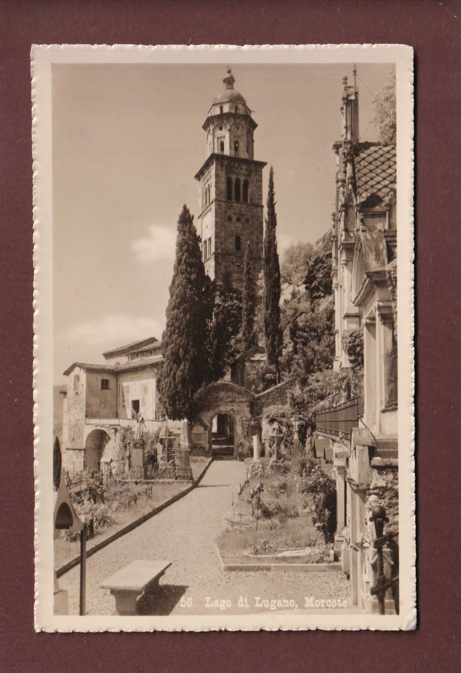 Cartoline postali: MORCOTE - Motivo – Usato da Pully venduto da nicecards