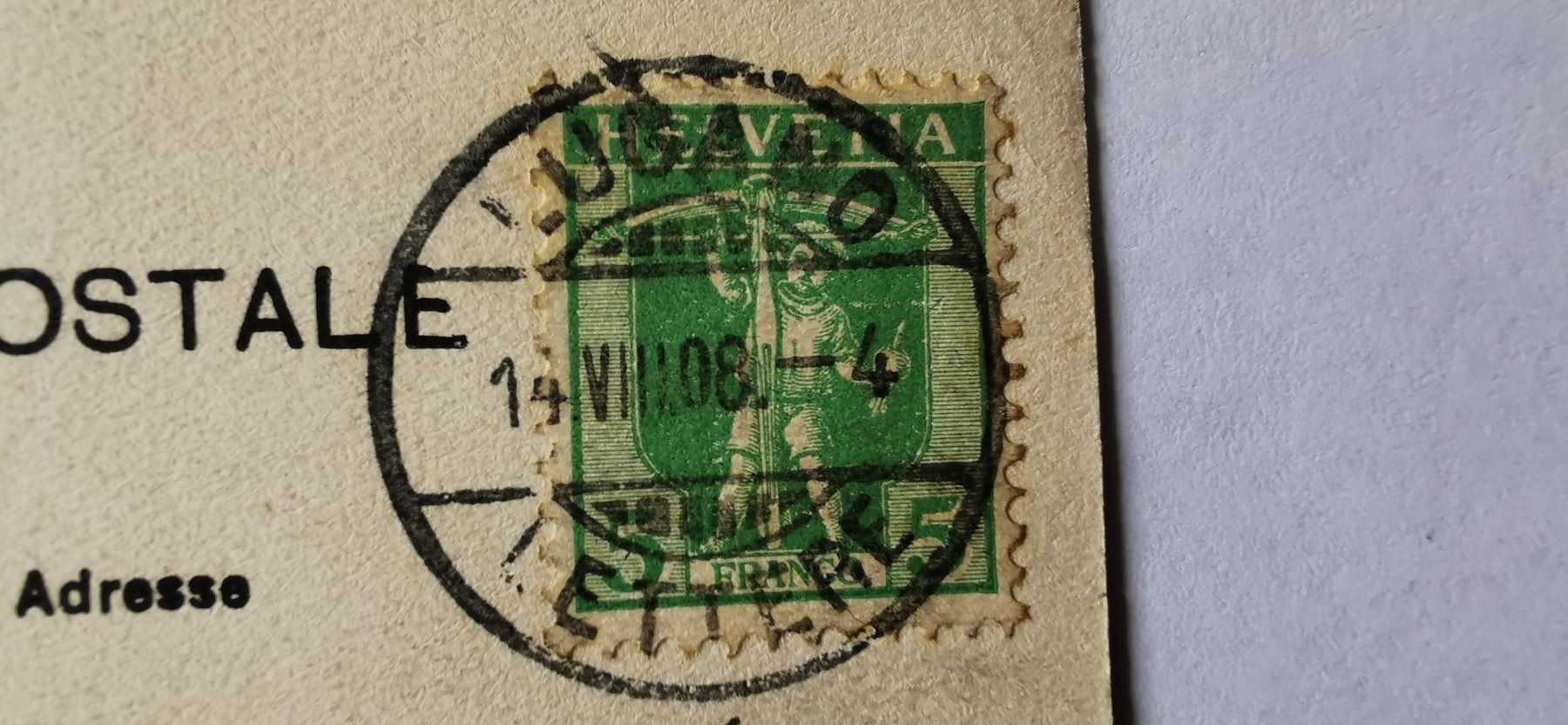 Tous les timbres: Postkarte 1908 – D'occasion à Aadorf par Chnorli-Furz 2