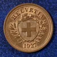 1 RAPPEN JAHR 1927 - SCHWEIZ / RAR