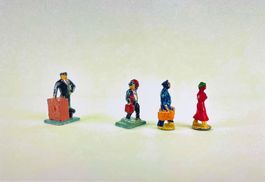 Poster print - lady & porters