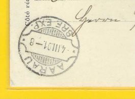 4.3.1901 Zofingen Rathaus/Brunnen+Karren/Rasierklinenstempel