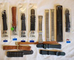 Uhrenarmband Konvolut – Leder Flexo-Metall Kunststoff