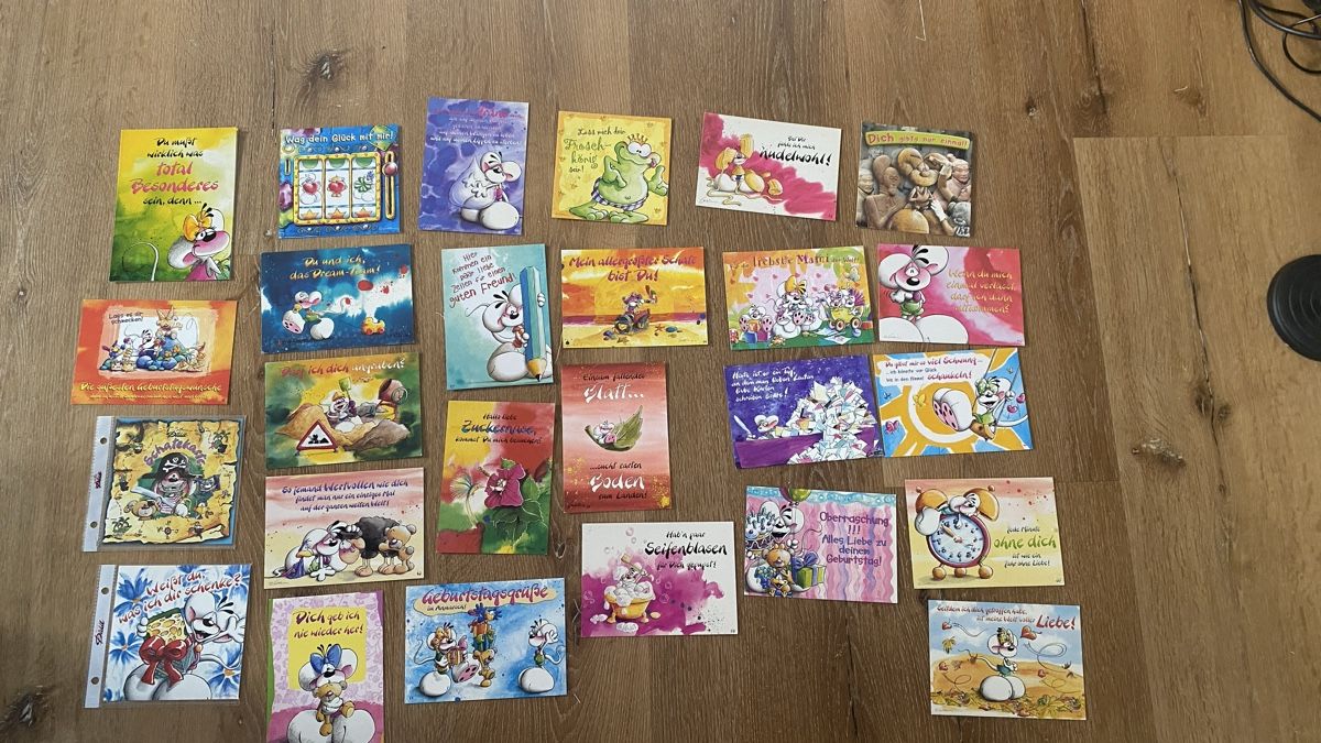 Cartes: Diddle Postkarten 1.generation druck teils. – Neuf (Voir description) à Beinwil (Freiamt) par Akgeun
