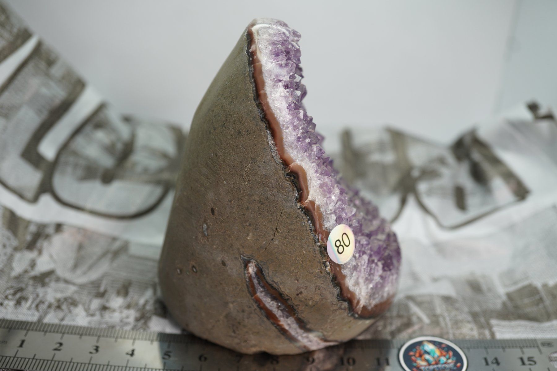 Mineralien & Heilsteine: Amethyst Druse  9cm x 6cm    Direkt – Neu und originalverpackt aus Eschenbach SG von topstone 7