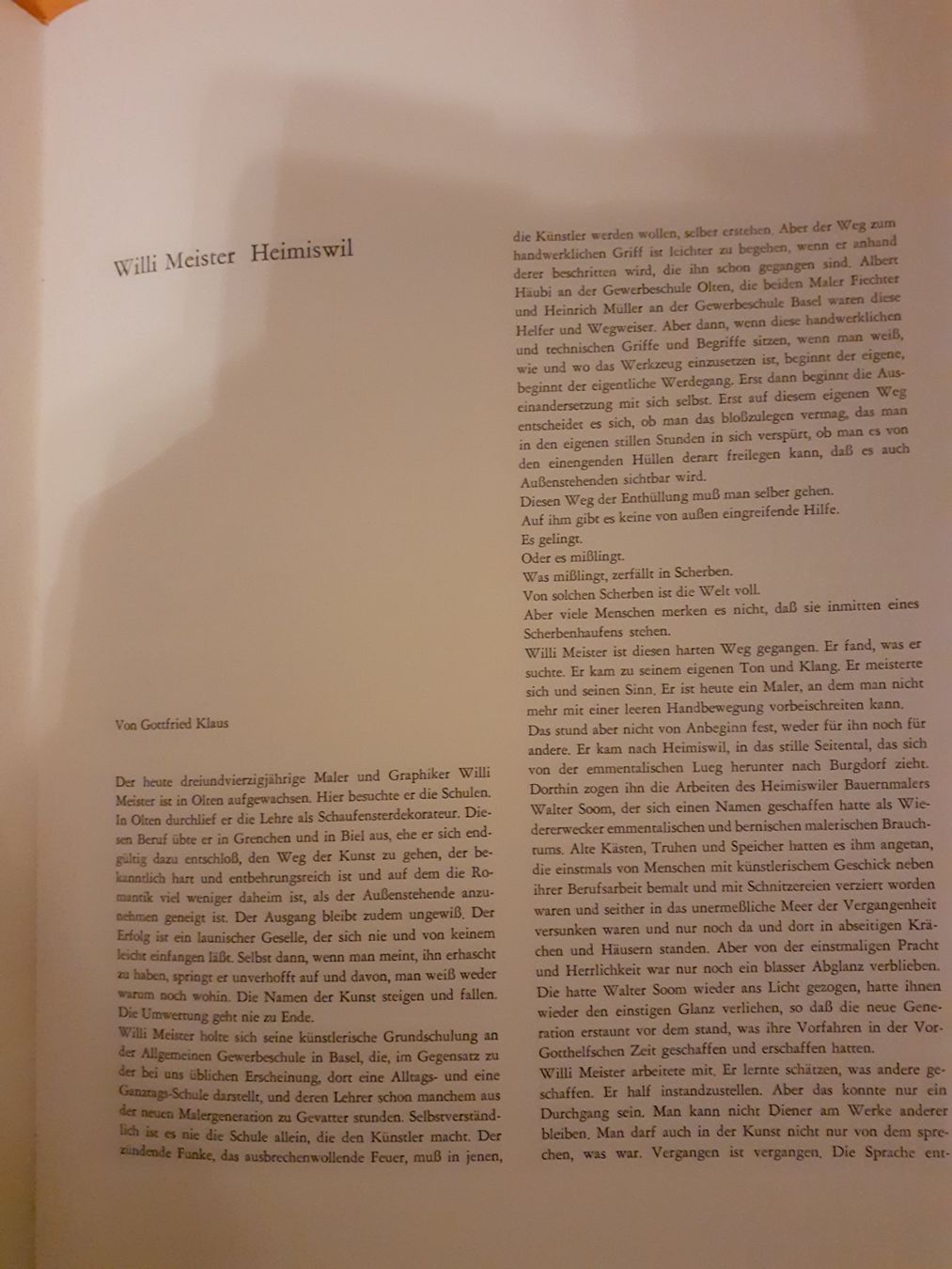 Libri: Willi Meister Kunstmappe 1961 plus Holzschnitte – Usato da Zürich venduto da benski34 4