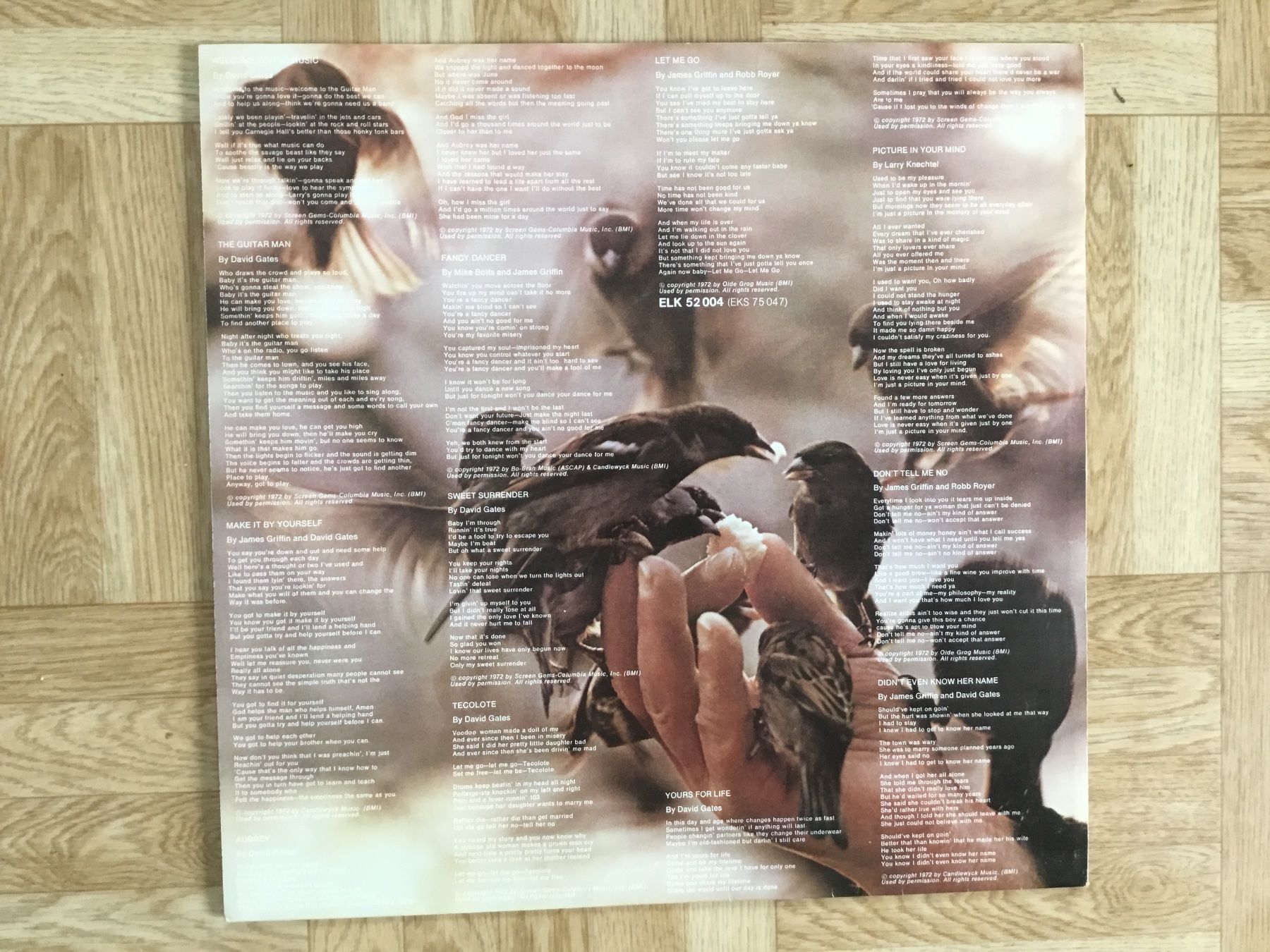 Dischi in vinile: Bread / Guitar men – Usato da Kreuzlingen venduto da Schuggerman 3