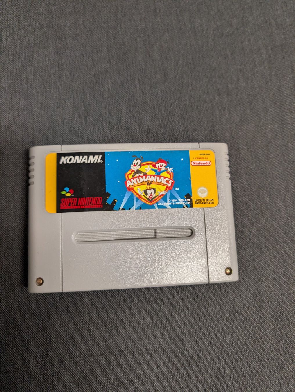 Giochi: Animaniacs super Nintendo – Usato da Giubiasco venduto da Ticinerd