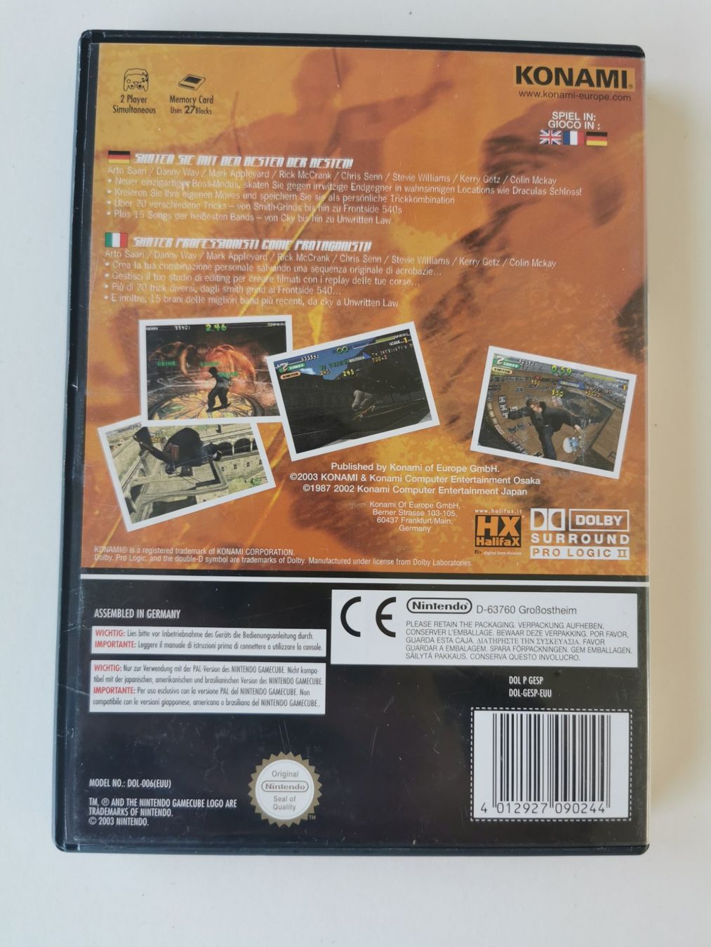 Giochi: Gamecube - Evolution Skateboarding – Usato da Lenzburg venduto da eyworld 2