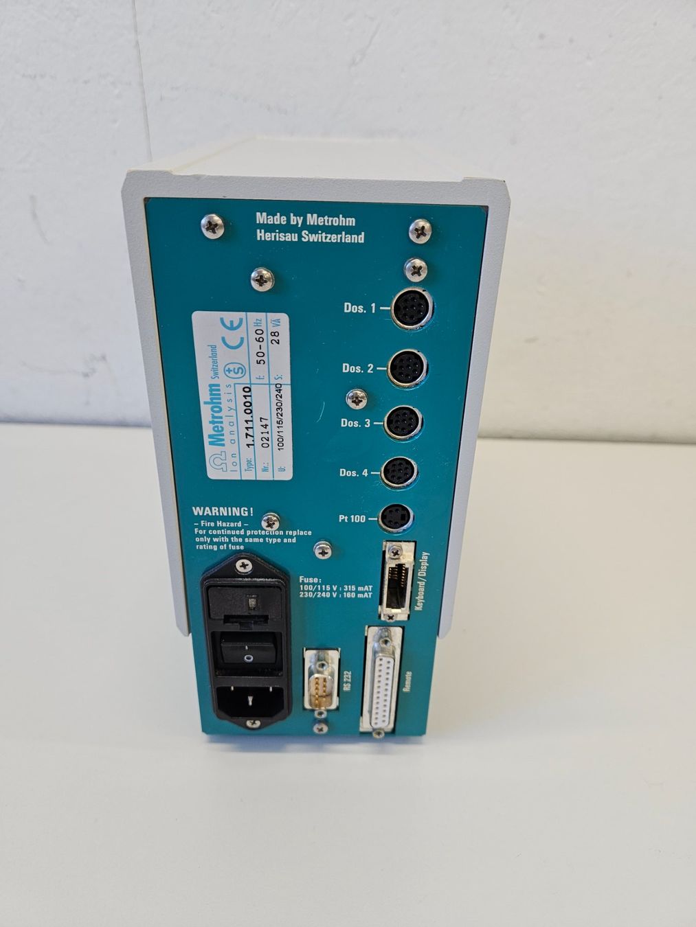 Misurare: Metrohm 711 Liquino und Keyboard – Usato da Niederdorf venduto da LeptonAG_Labor 3