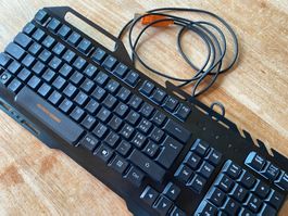 Deltaco Gaming Tastatur mit Beleuchtung