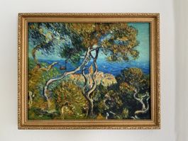 Monet, Copy, auf Leinwand mit Ölfarben, inkl Rahmen