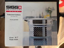 SIGG CASA Pastaeinsatz 22cm – NEU & OVP (Edelstahl)
