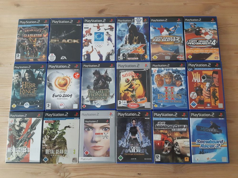 22 Playstation 2 Spiele PS2 Sammlung Alle Komplett Kaufen auf Ricardo