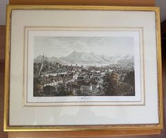 Wunderschöner Stich von Luzern 1832