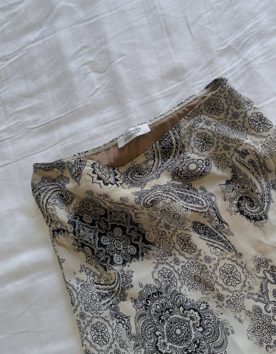 Pimkie Gonne: Paisley Print Ruffle Midi Skirt – Usato da Genève venduto da toandfrom 3