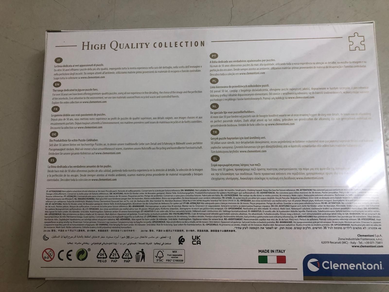 Puzzle: Puzzle 500 Teil – Nuovo e nell'imballaggio originale da Lenzburg venduto da Rama010 1