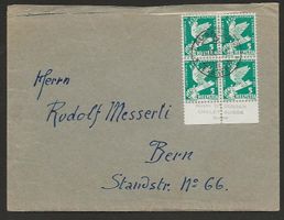 1932 20 Rp. Brief mit interess. Inhalt