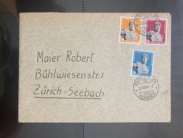 Schweiz 1944 Satzbrief 50 J. IOK Lausanne