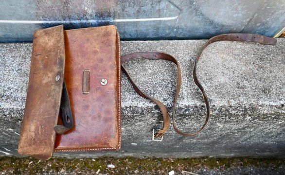 Armée suisse Sacs: alte Leder KARTENTASCHE der Schweizer ARMEE – D'occasion à Pfaffhausen par mono_rec 5