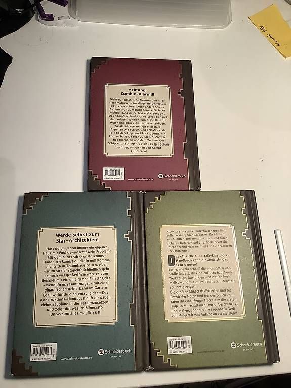 Libri: 3 x Minecraft Buch – Usato da Villigen venduto da tab_blt6 1