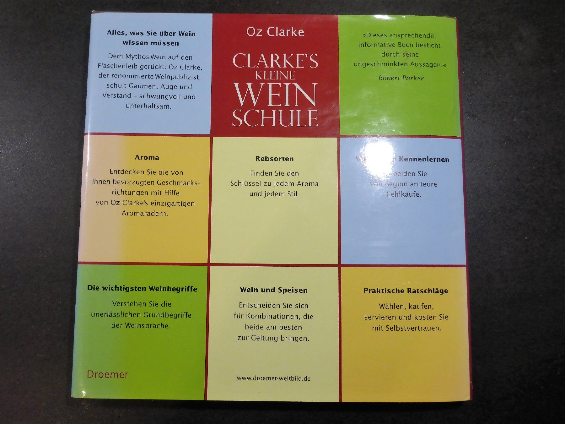Libri: Oz Clarke: Clarke's kleine WEINSCHULE – Usato da Jegenstorf venduto da ladoga66 1