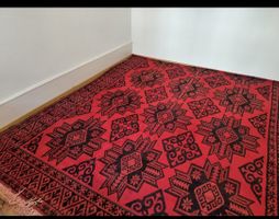 ein großer kirgisischer handgeknüpfter Teppich 3x4 m