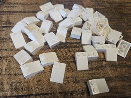 lego 3298 lot de 40 pièces White Slope 33 3 x 2