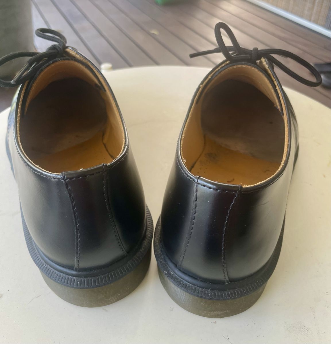 Dr. Martens Scarpe da uomo: Dr. Martens 1461 PW schwarz Grösse 43 – Usato da Güttingen venduto da Aquarium333 4