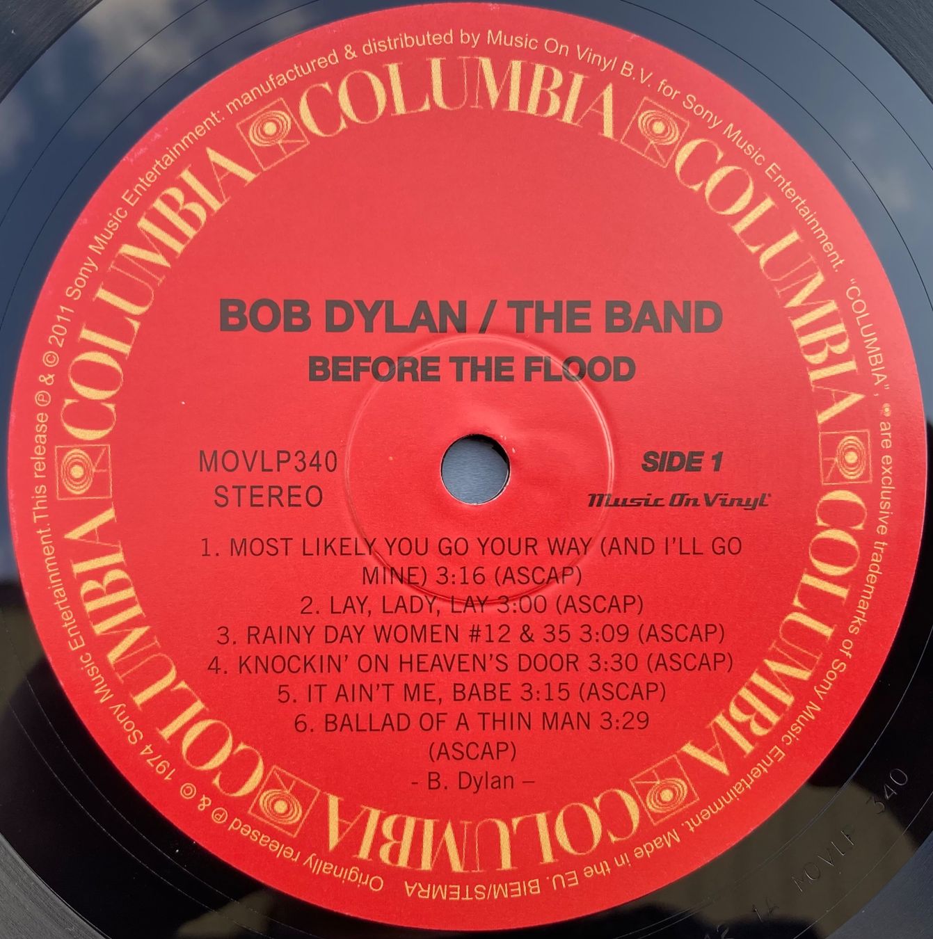 Schallplatten: BOB DYLAN / THE BAND - BEFORE THE FLOOD – Gebraucht aus Poliez-Pittet von Newtown-Records 2