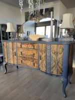 Edle Massivholz Sideboard/Kommode mit Spiegel Unikat