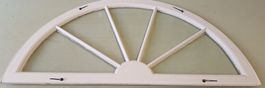 Halbrundes Fenster, Vintage Charme für Ihr Zuhause!