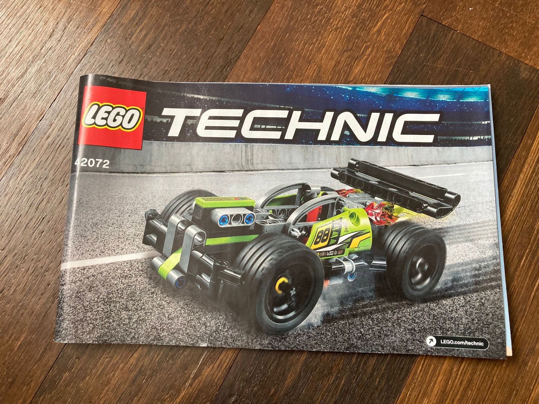 Lego Kit di costruzioni: Lego Technic 42072 Zack! Rennauto - komplett – Usato da Hochdorf venduto da seetaler12 2