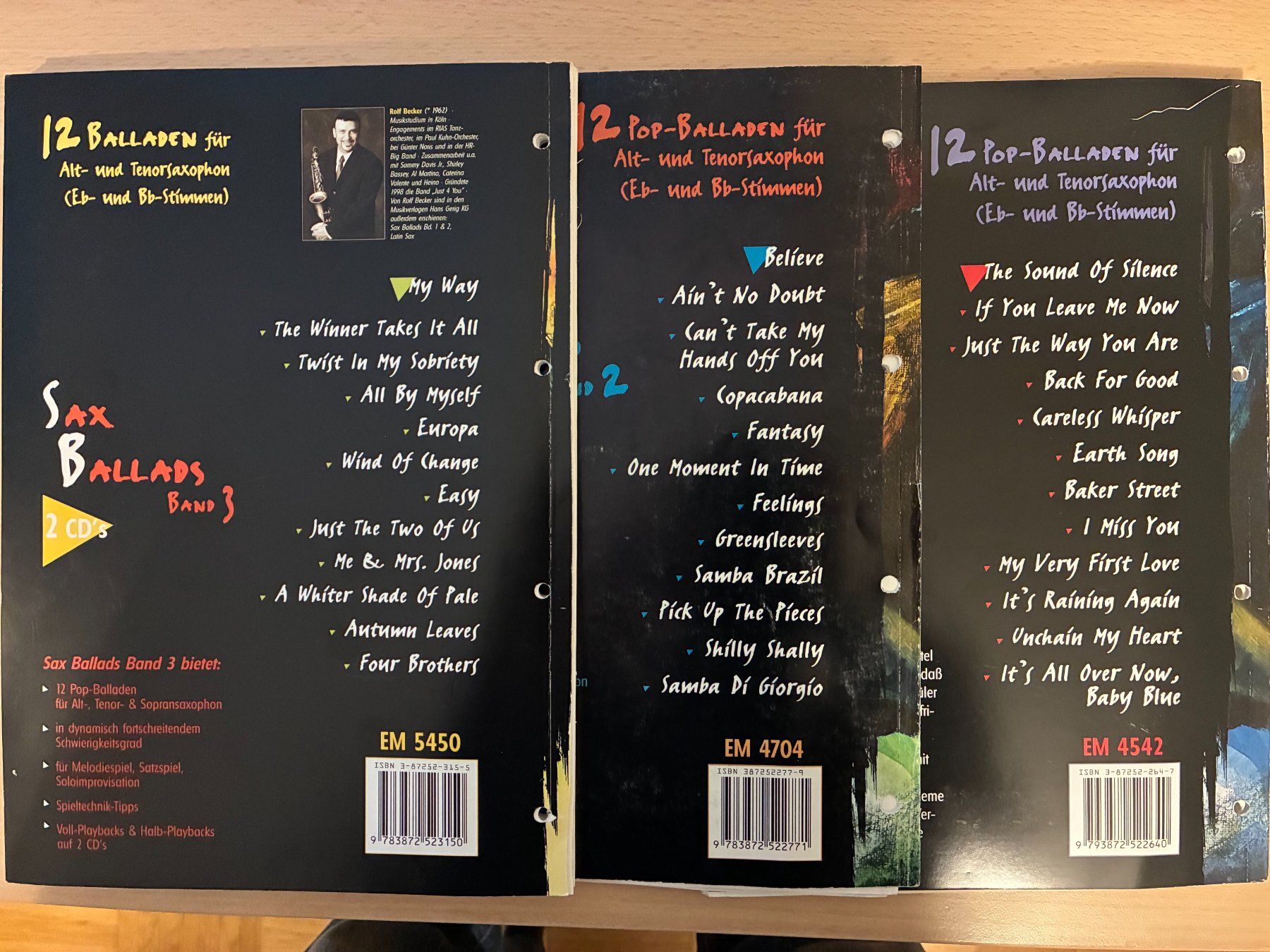 Libri: Sax Ballades Rolf Becker – Usato da Rotkreuz venduto da Miccheluzzo 1
