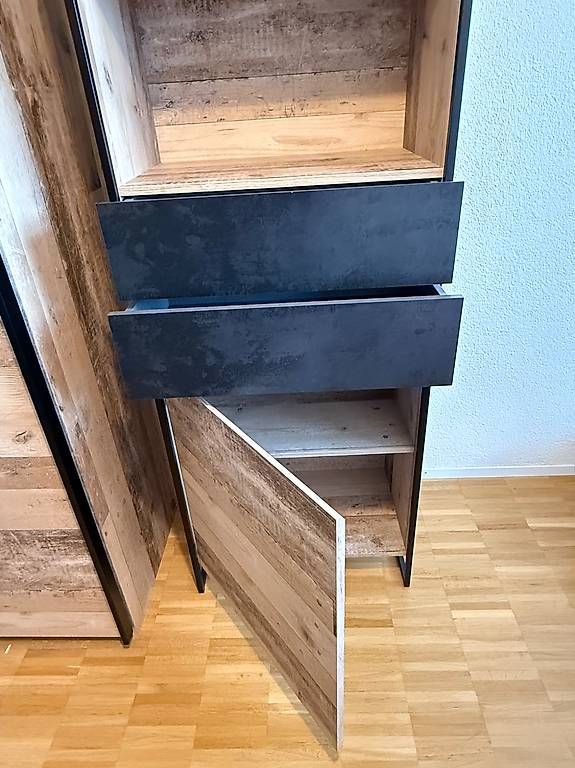 Commodes: Moderne Kommode in Anthrazit & Holzoptik  guter Zustand – D'occasion à Luzern par gju_r8xj 4
