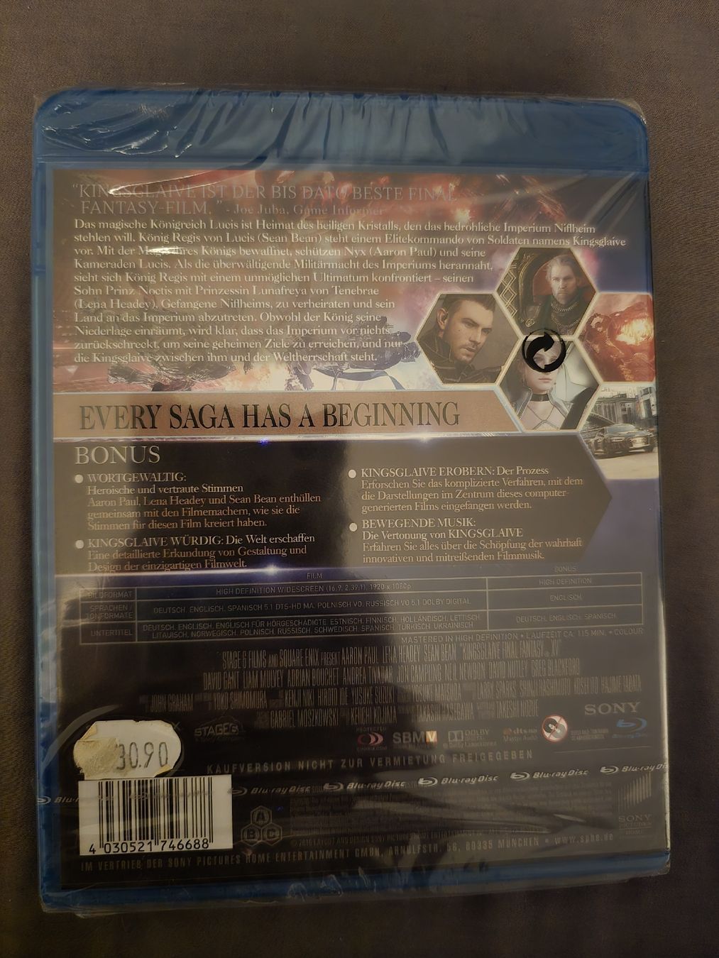 Tutti i DVDs: Blue-Ray Disc Neu - Kingsclaive Final Fantasy XV – Nuovo e nell'imballaggio originale da Zug venduto da nic_wlj8 1