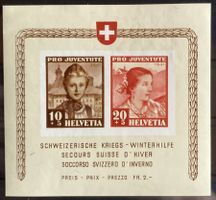 PRO JUVENTUTE Block 6 1941 postfrisch (**), SBK 130 Fr.