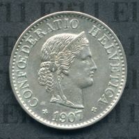 CHF___0.05 1907 stgl 5 Rappen