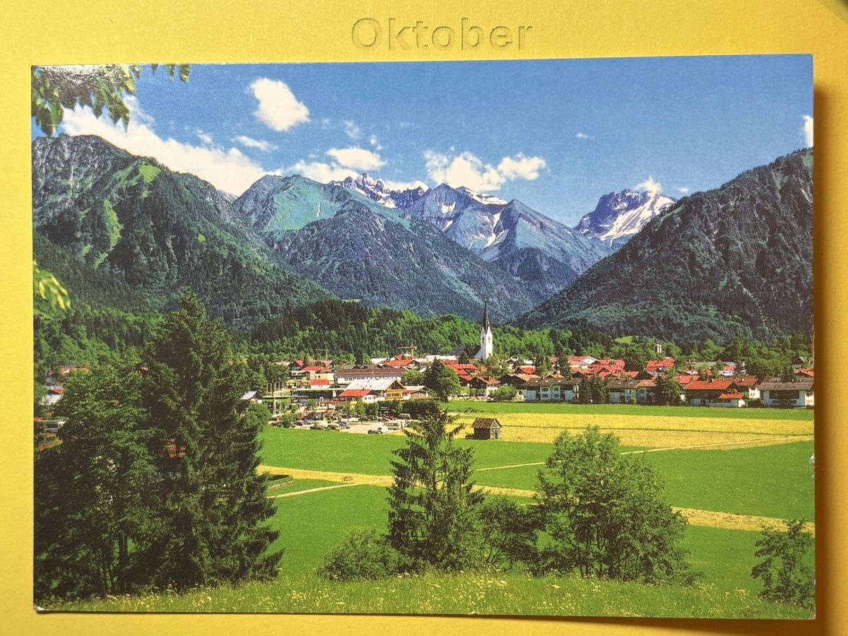 Cartoline postali: AK von Oberstdorf / Allgäu – Usato da Rümlang venduto da Kartenpost1