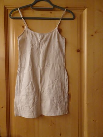 Weisses Nachthemd von H&M Baumwolle Gr. XS - 260254
