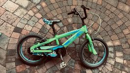 Kinderfahrrad "Racer" 16 Zoll grün gebraucht. Service ausgef