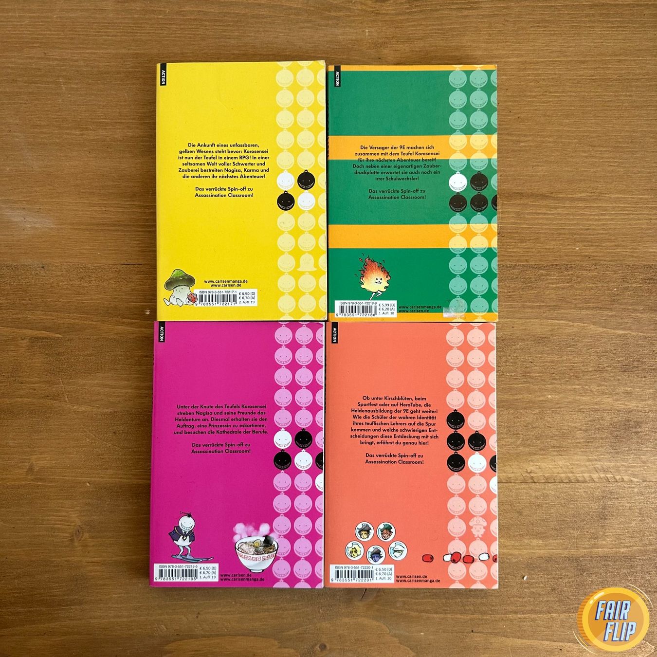 Fumetti: Korosensei Quest! Manga 1-4 – Usato da Luzern venduto da fairflip 1