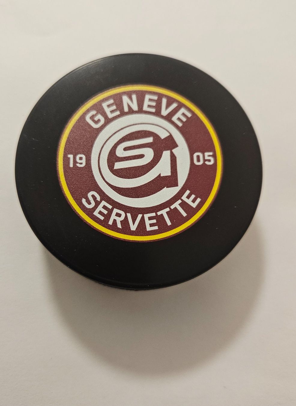 Palloni: Burger King - Puck HC Genève Servette – Nuovo (secondo la descrizione) da Kriens venduto da HockeyTime