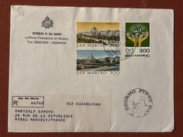 Enveloppe philatélique Saint-Marin 1981 bon état