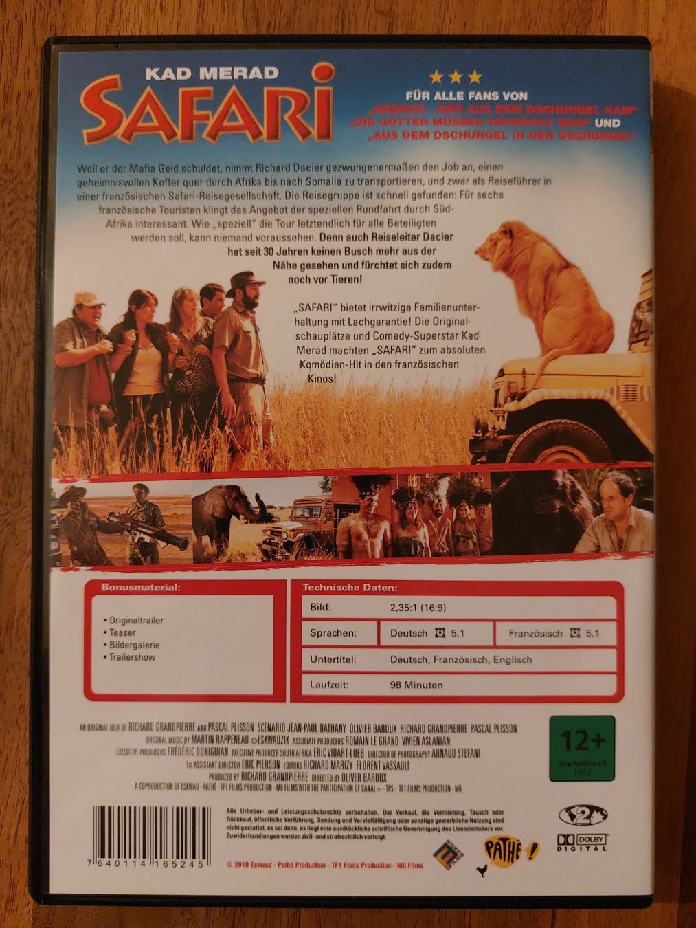 Tutti i DVDs: DVD - Safari – Usato da Rheinfelden venduto da FilmAuktion 1
