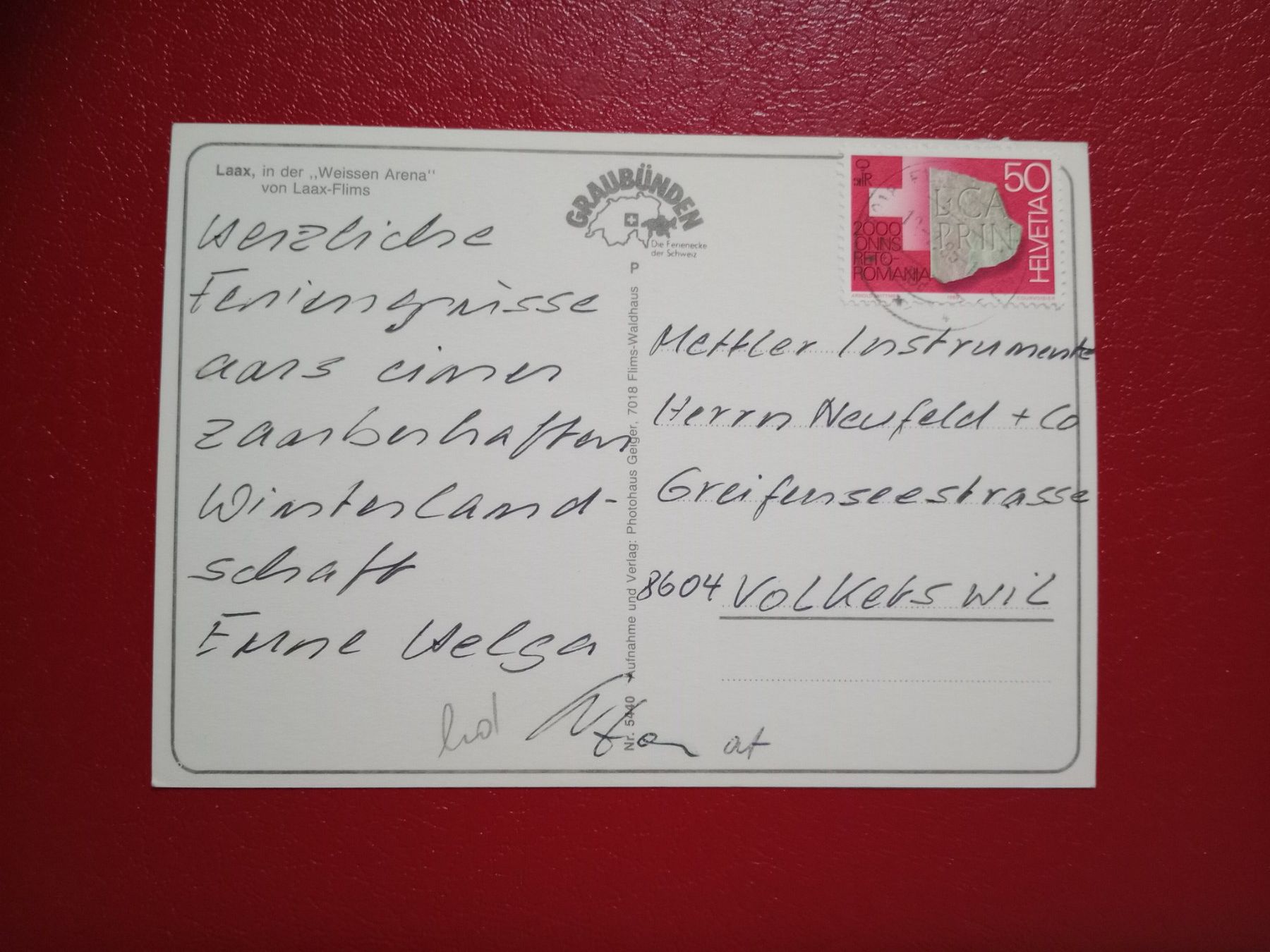 Cartoline postali: Laax Graubünden Winter – Usato da Küttigen venduto da Melisch1000 1