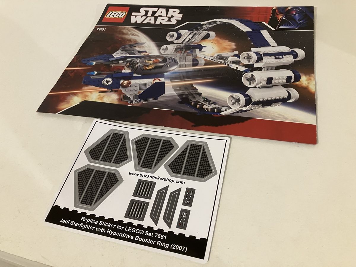 Lego Baukästen: Lego Star Wars JediStarfighterHyperdriveBoosterRing 7661 RAR – Gebraucht aus Willisau von Keks5 9