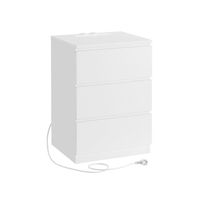 Nachttisch Beistelltisch 3 Schubladen modern HERMES
