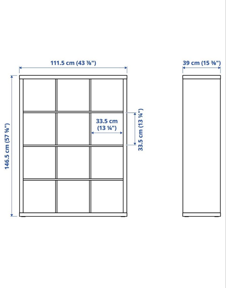 Ikea Scaffali: IKEA Kallax 3x4 weiss – Usato da Rüti ZH venduto da reijarana 3